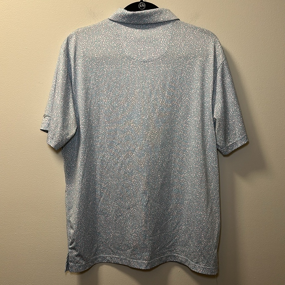 🩵Ben Hogan Men’s Grey/Blue Performance Golf Polo Sz M - Picture 4 of 5